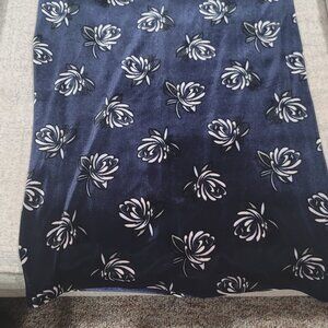 Blue Floral heavy warm Skirt!